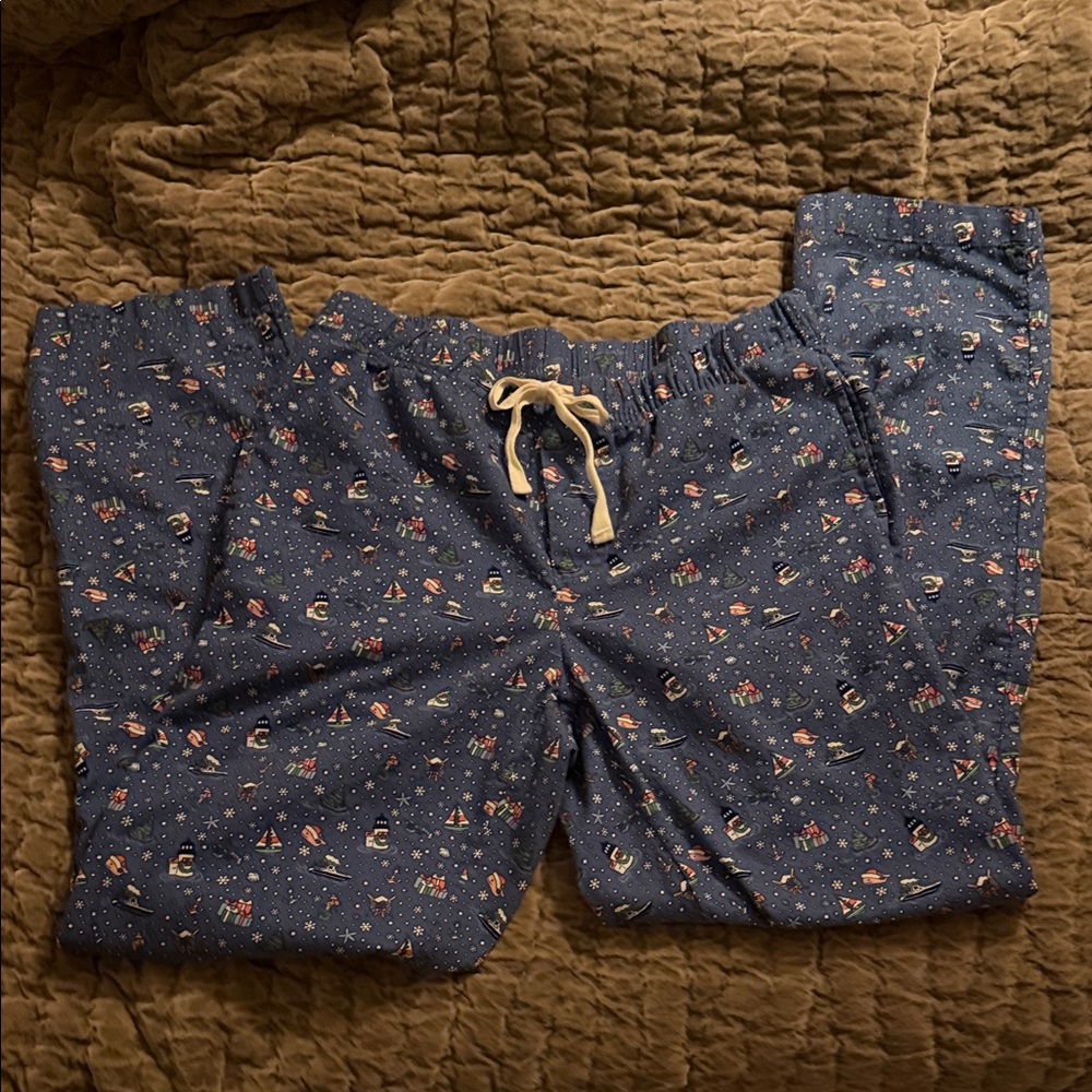 Vineyard Vines Kids Blue Patterned Bottoms